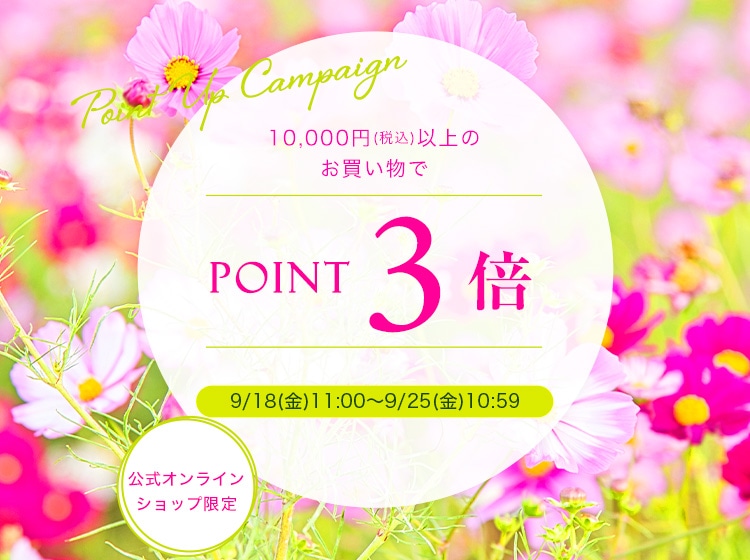 ポイント3倍